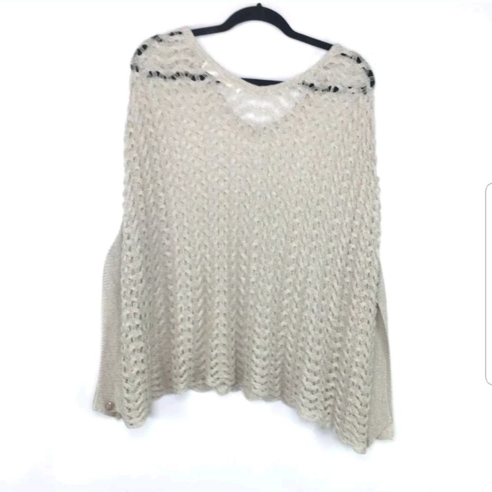 Anthropologie Sparrow boho knit pullover poncho